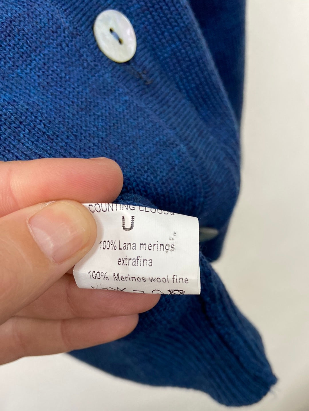 COUNTING CLOUDS.Rebeca azul T.s/m