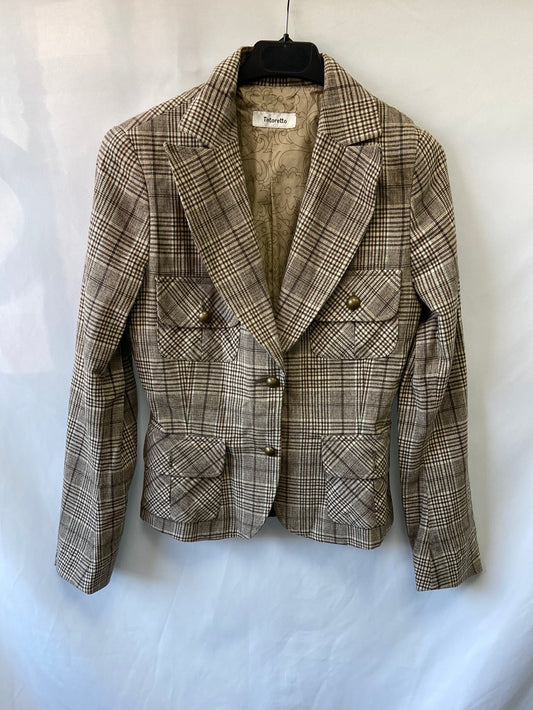 TINTORETTO.Blazer cuadros T.36