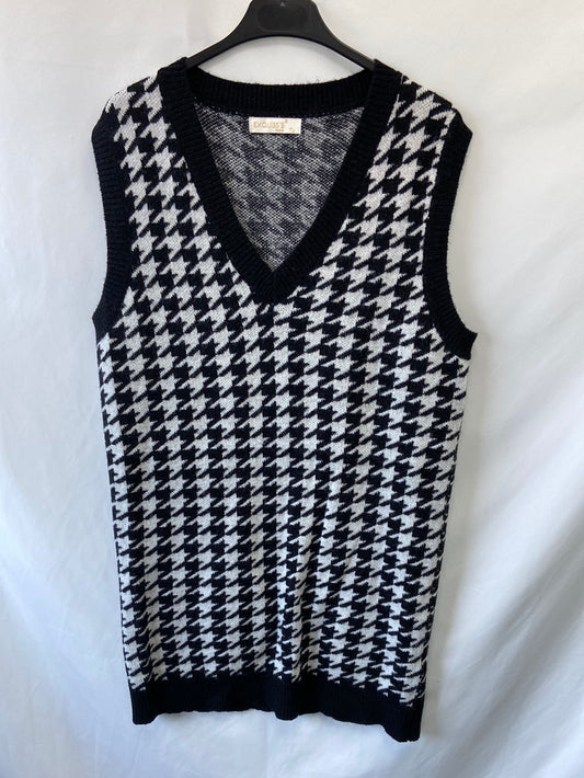 EXQUISS’S. Chaleco pata de gallo T.L/XL