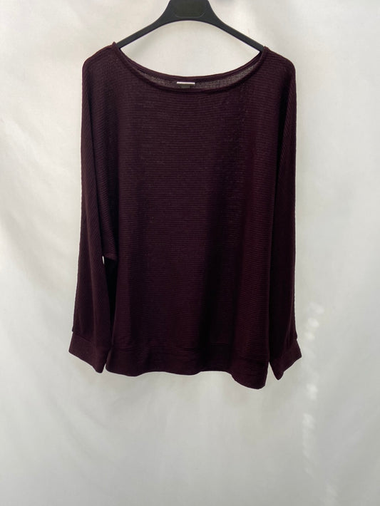 A NEW DAY.Jersey punto burdeos T.M