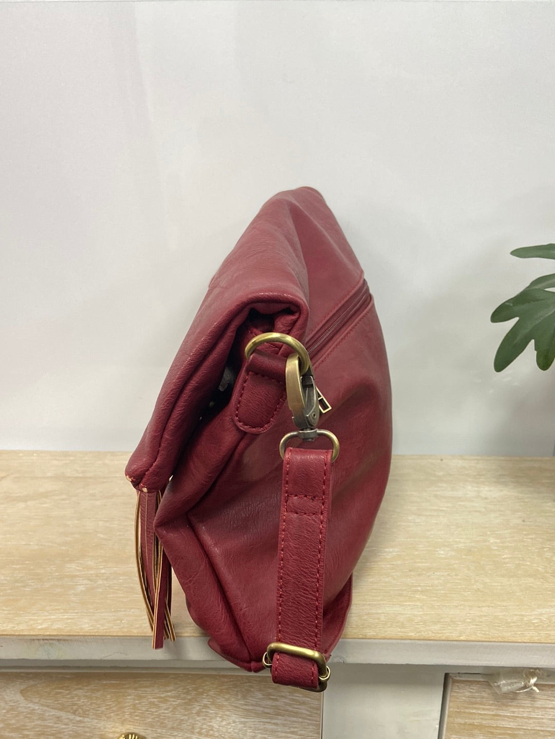 MISAKO.Bolso burdeos