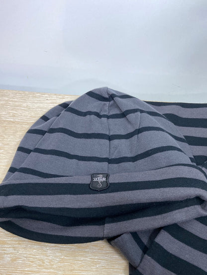 LE PHARE.Pack gorro y bufanda rayas grises