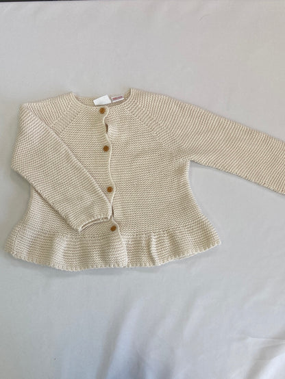 ZAR. Rebeca beige mini volante T.12/18m