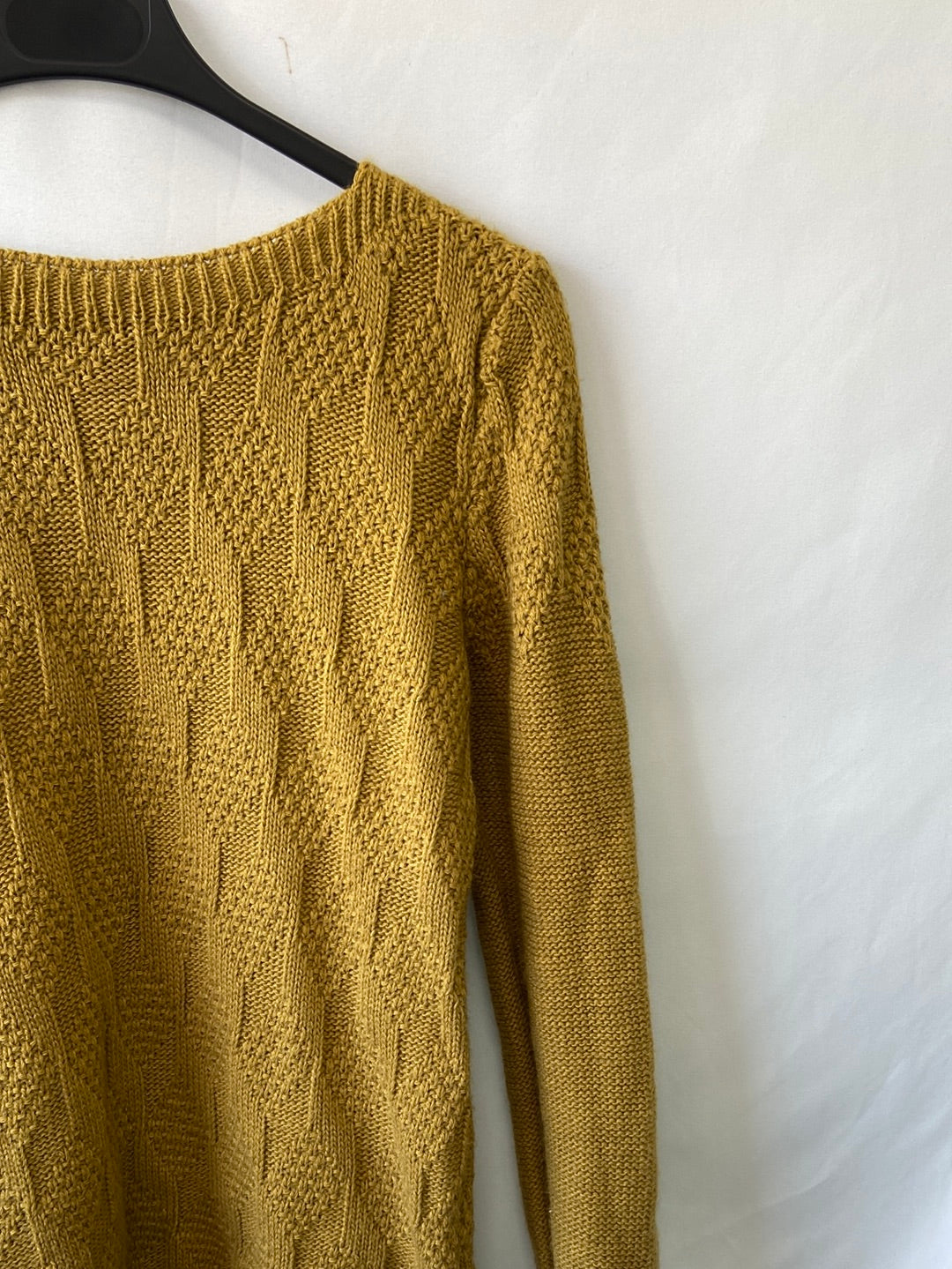 OTRAS. Jersey mostaza ochos T.1(s)