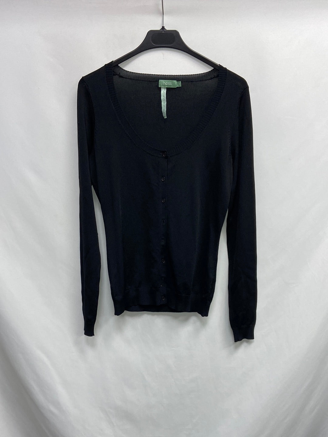 INTROPY. Ts black basic cardigan