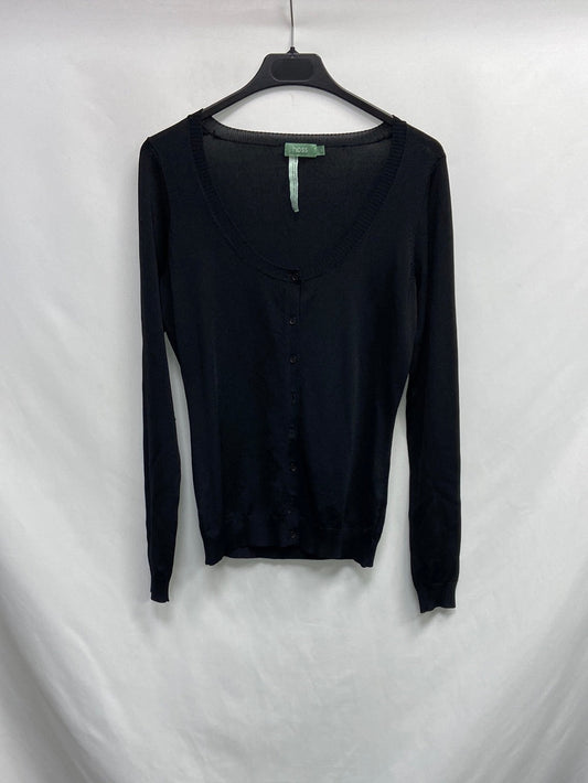 INTROPY. Ts black basic cardigan