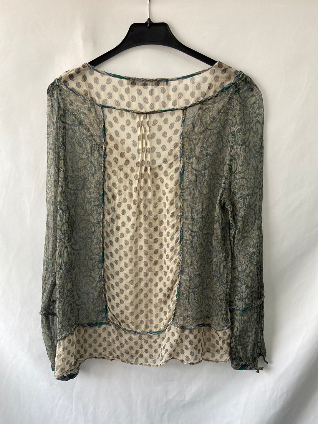 ZARA. Amoebas blouse TL