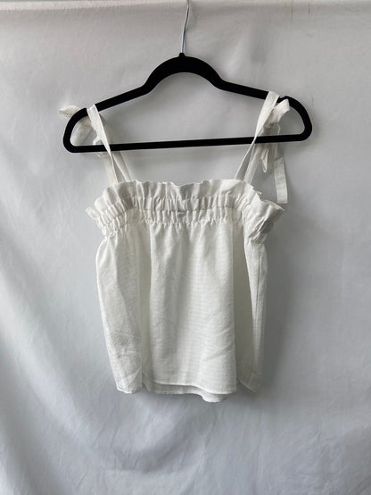 H&M.Top blanco T.S