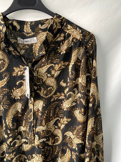 MANGO.Vestido fluido amebas T.L