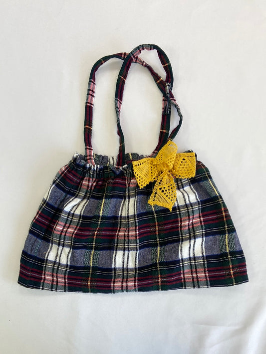 NANOS. Scottish skirt with suspenders, sizes 2-3 years