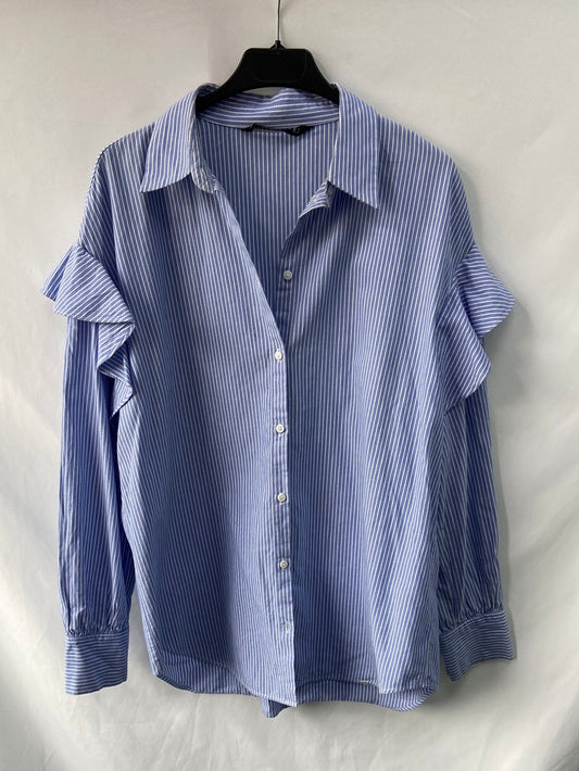 ZARA.Camisa rayas oversized T.S