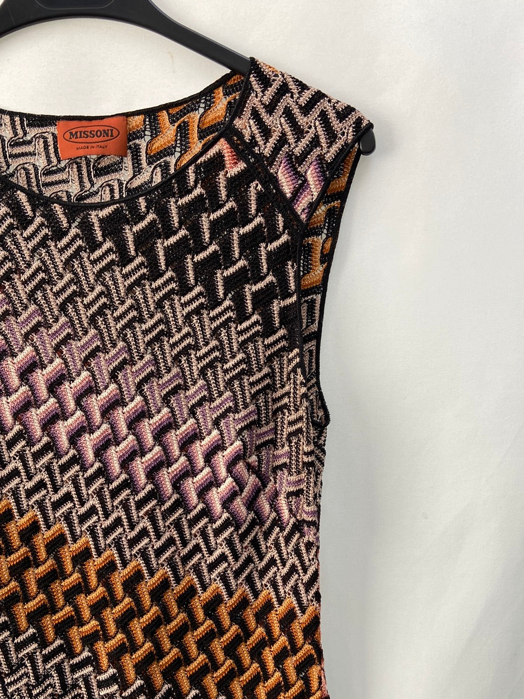 MISSONI.Multicolor gradient knit top Ts
