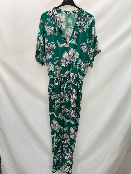 OTRAS.Mono largo verde estampado TU (S)