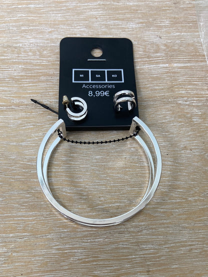 MISAKO.Set pulsera y pendientes