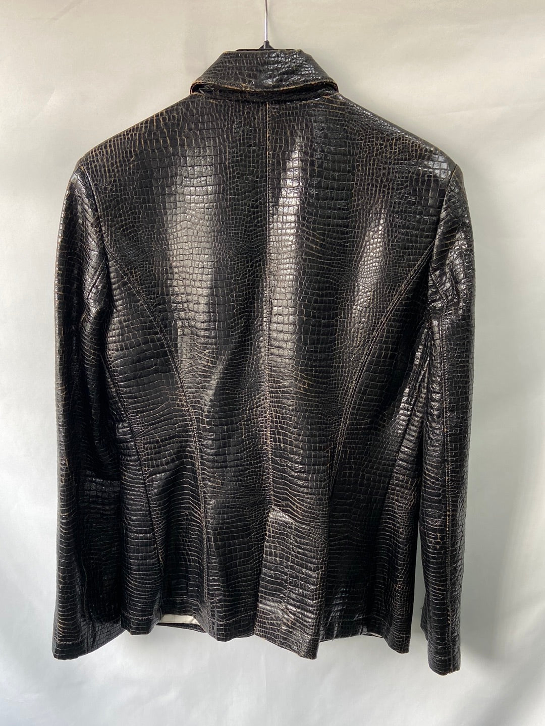 MISS SIXTY. Blazer polipiel efecto cocodrilo T.M