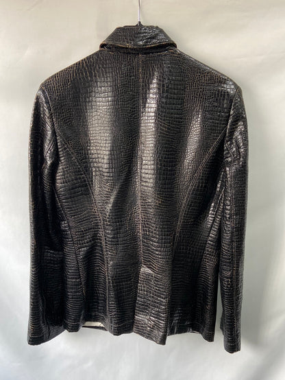 MISS SIXTY. Blazer polipiel efecto cocodrilo T.M