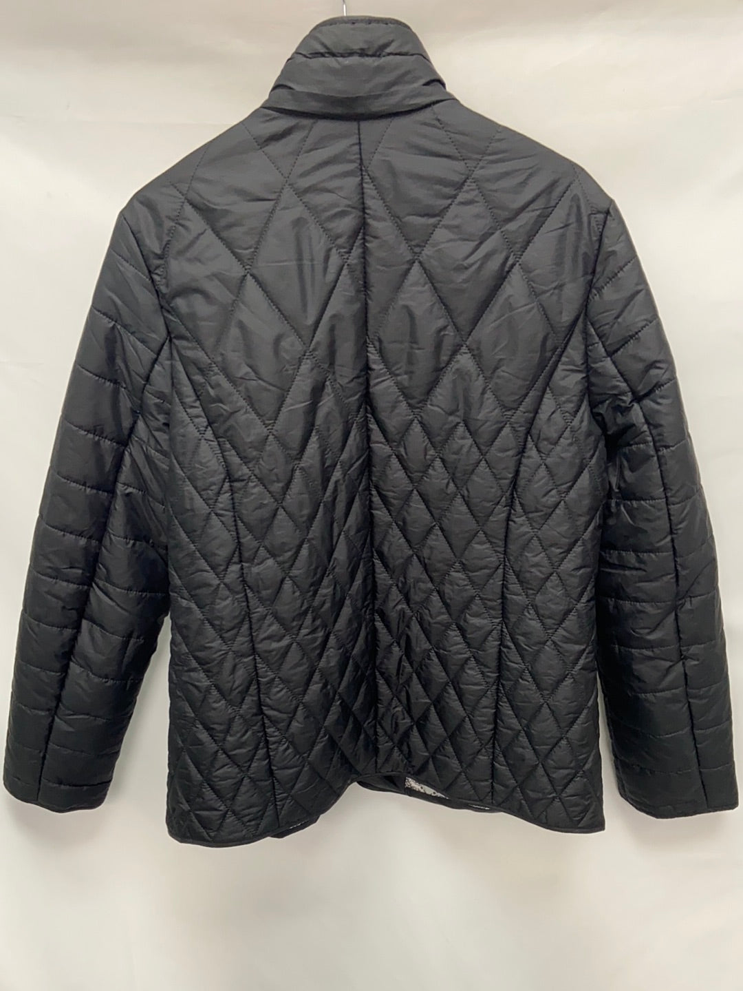 ELLEN ROSE. Plumas ligero negro cremallera T.M