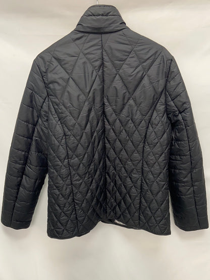 ELLEN ROSE. Plumas ligero negro cremallera T.M