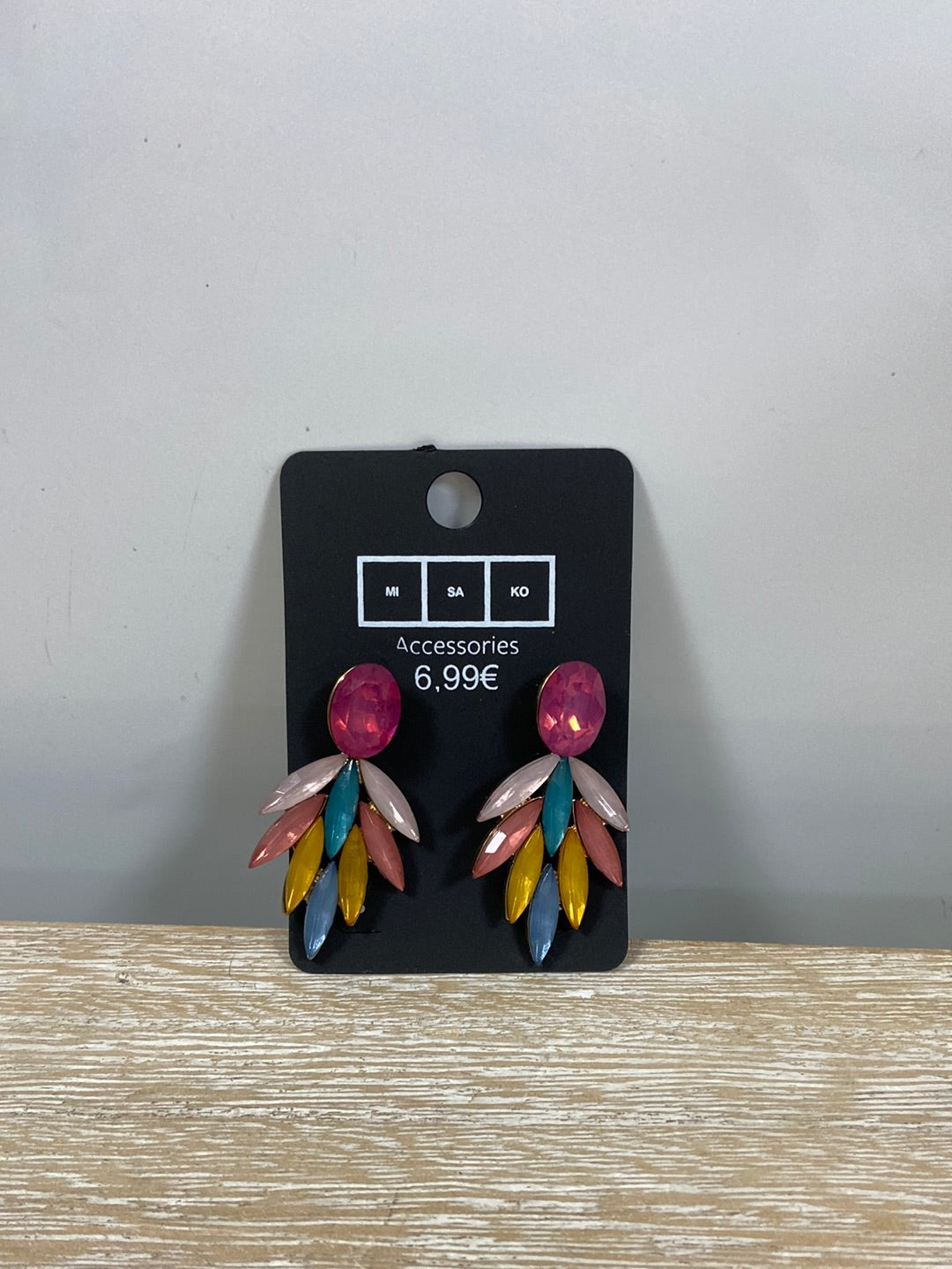 MISAKO.Pendientes piedras