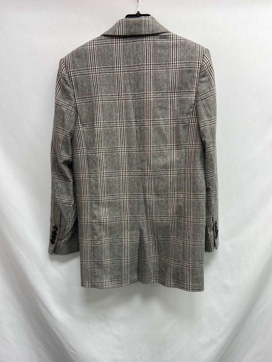 MANGO. Oversized checked blazer T.xs