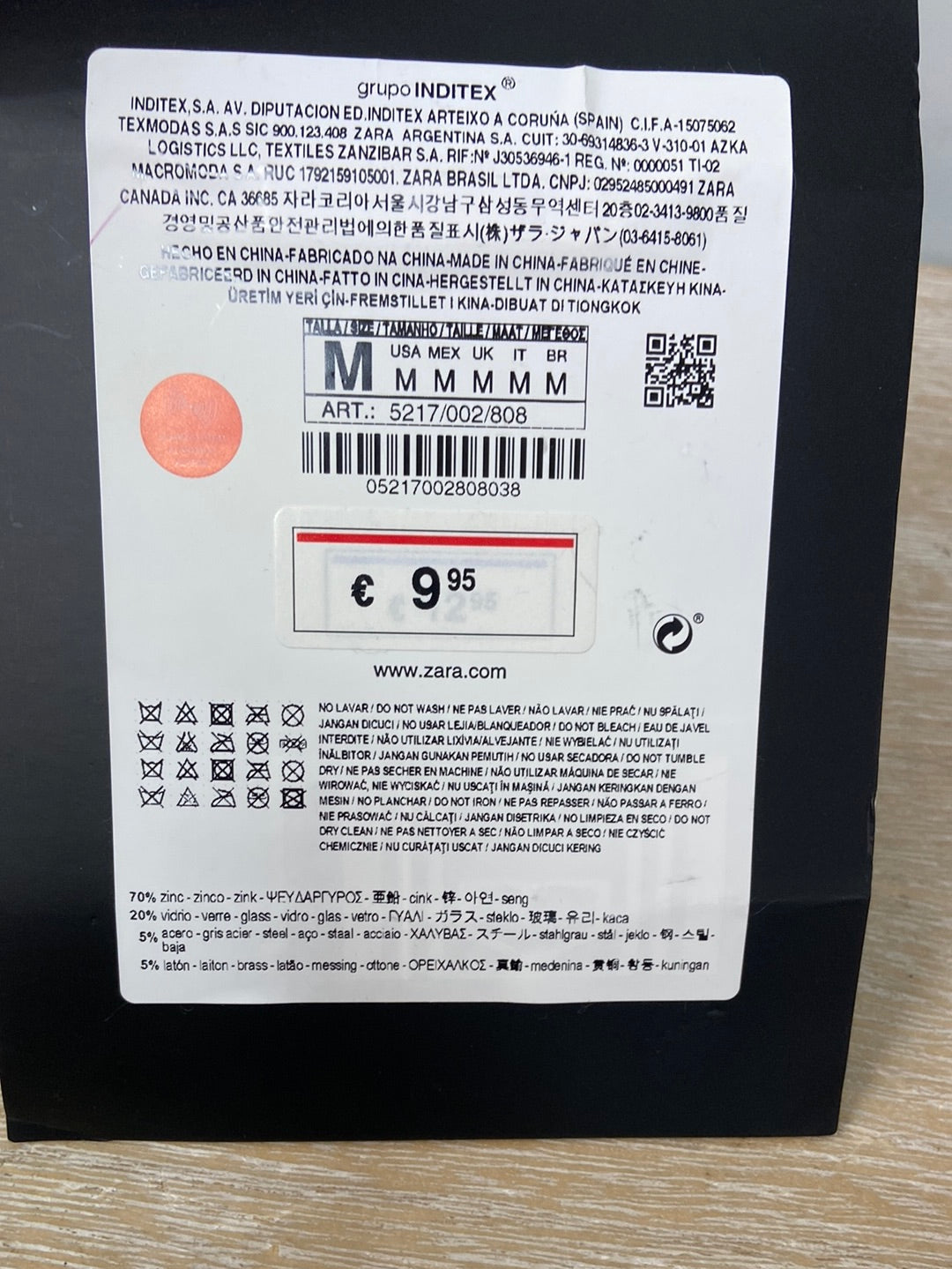 ZARA.Set de pendientes