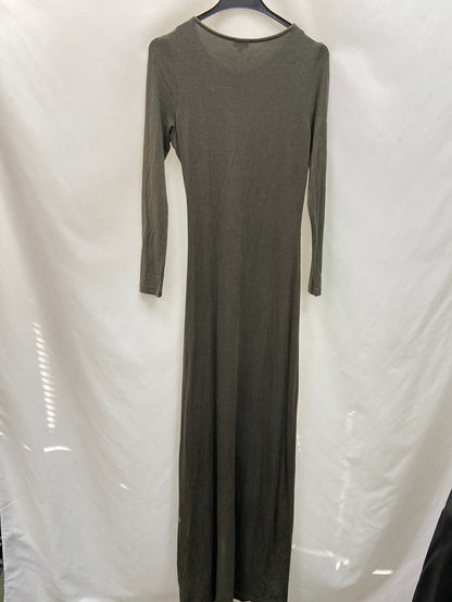 HOSS INTROPIA. Vestido largo verde T.m