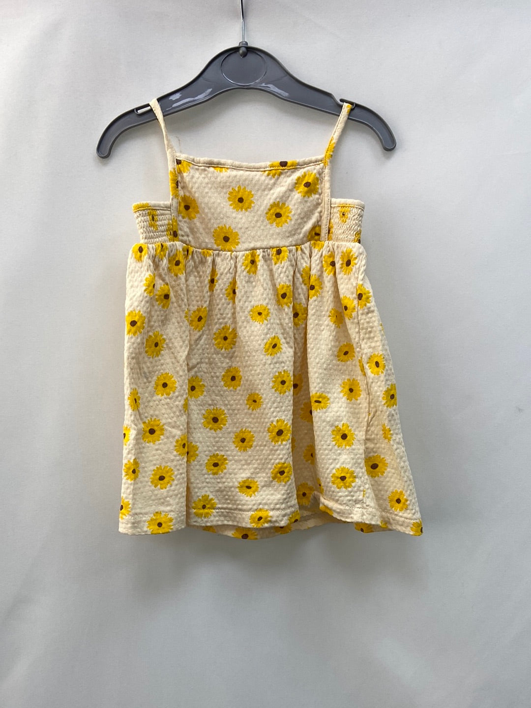 ZARA. Vestido  margaritas T. 9-12 meses