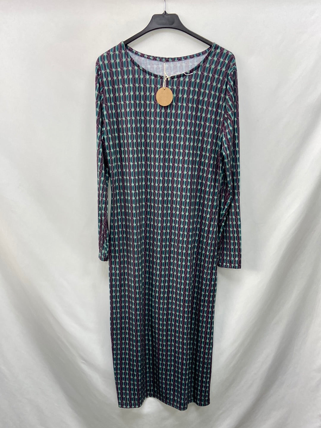 OTRAS. Vestido midi estampadoT.m