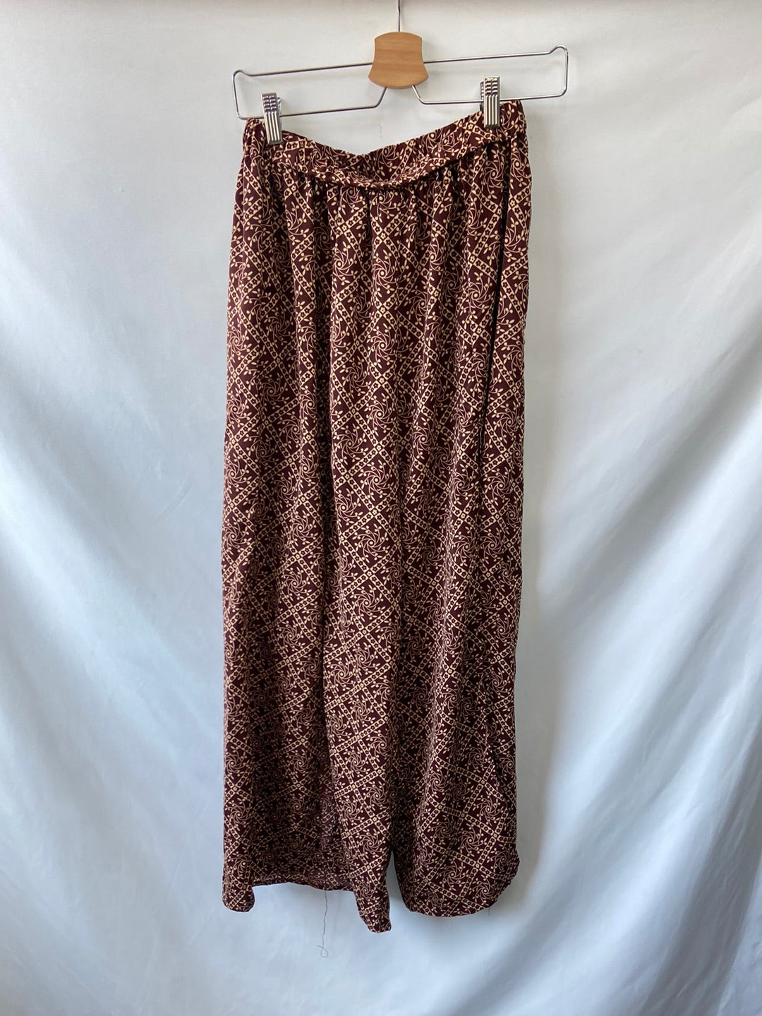 SHEIN.Pantalón efecto Falda larga aberturas T.36