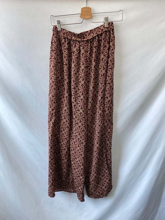 SHEIN.Pantalón efecto Falda larga aberturas T.36