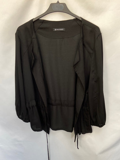 MUNMO.Sobrecamisa negra TU(s)