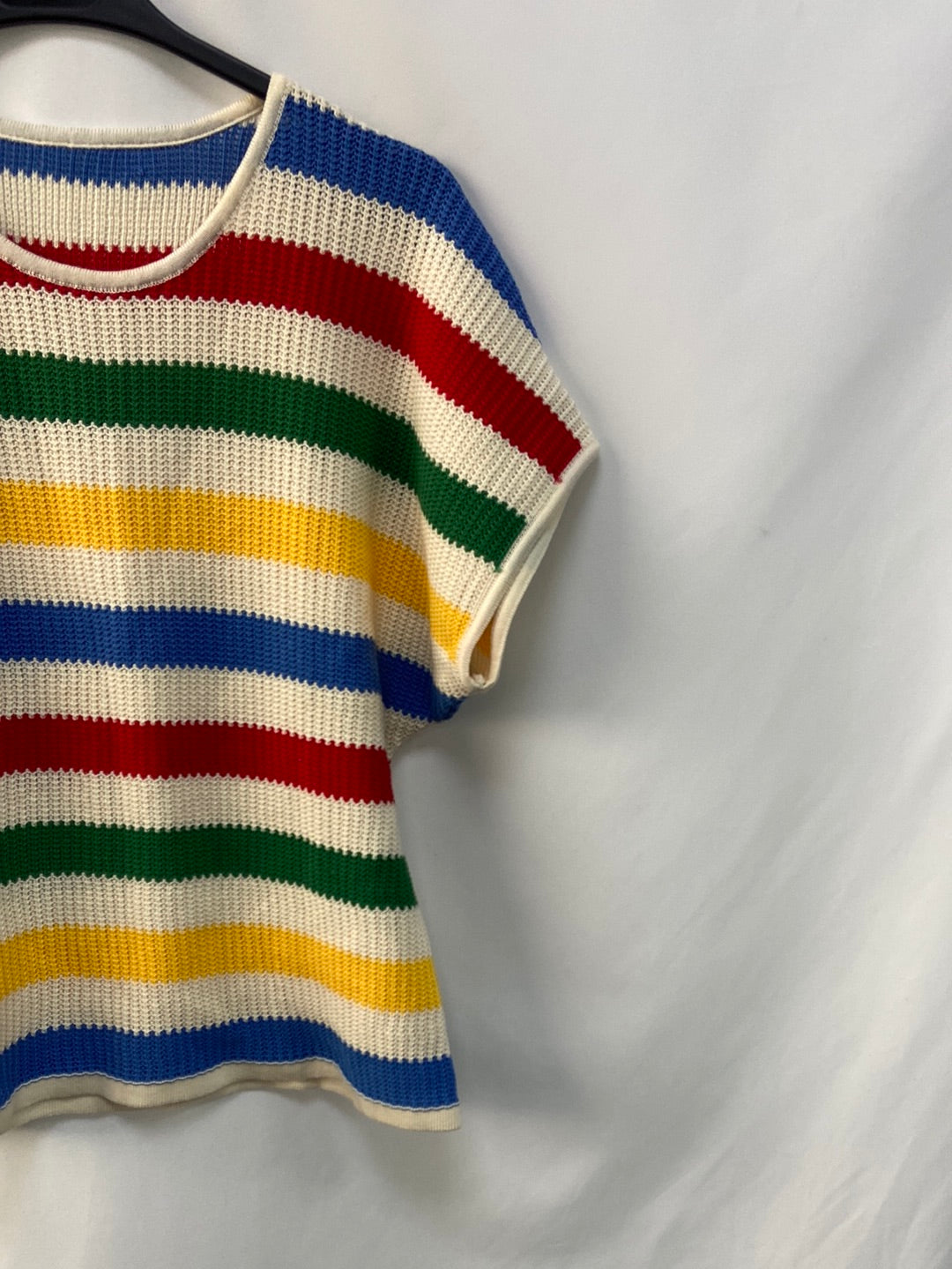 BACK COUTURE. Striped knit top TL (M)