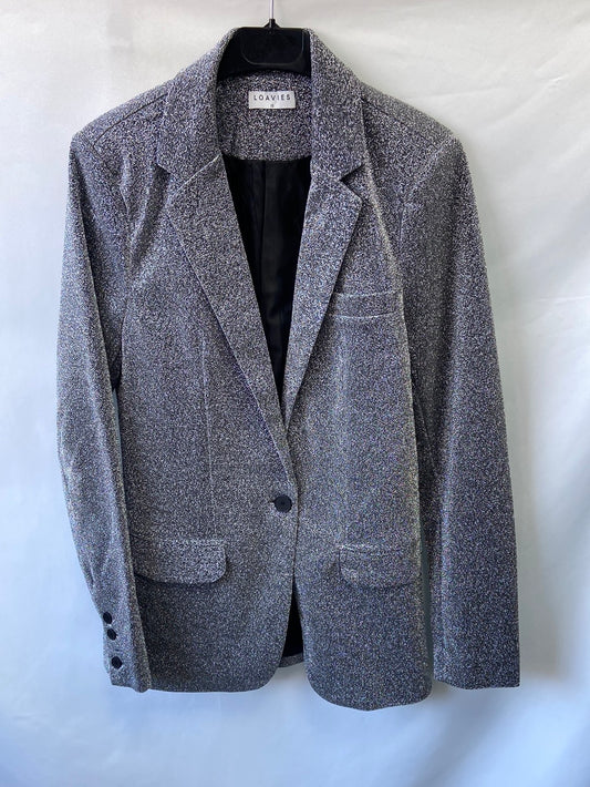 LOAVIES.Blazer plateada T.xs