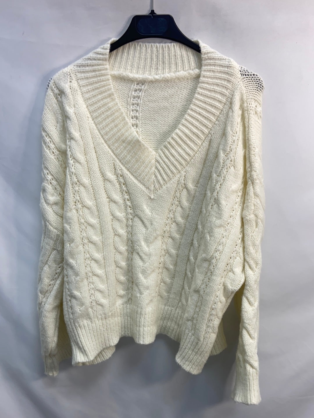 chunky V-neck sweater TU(s/m)