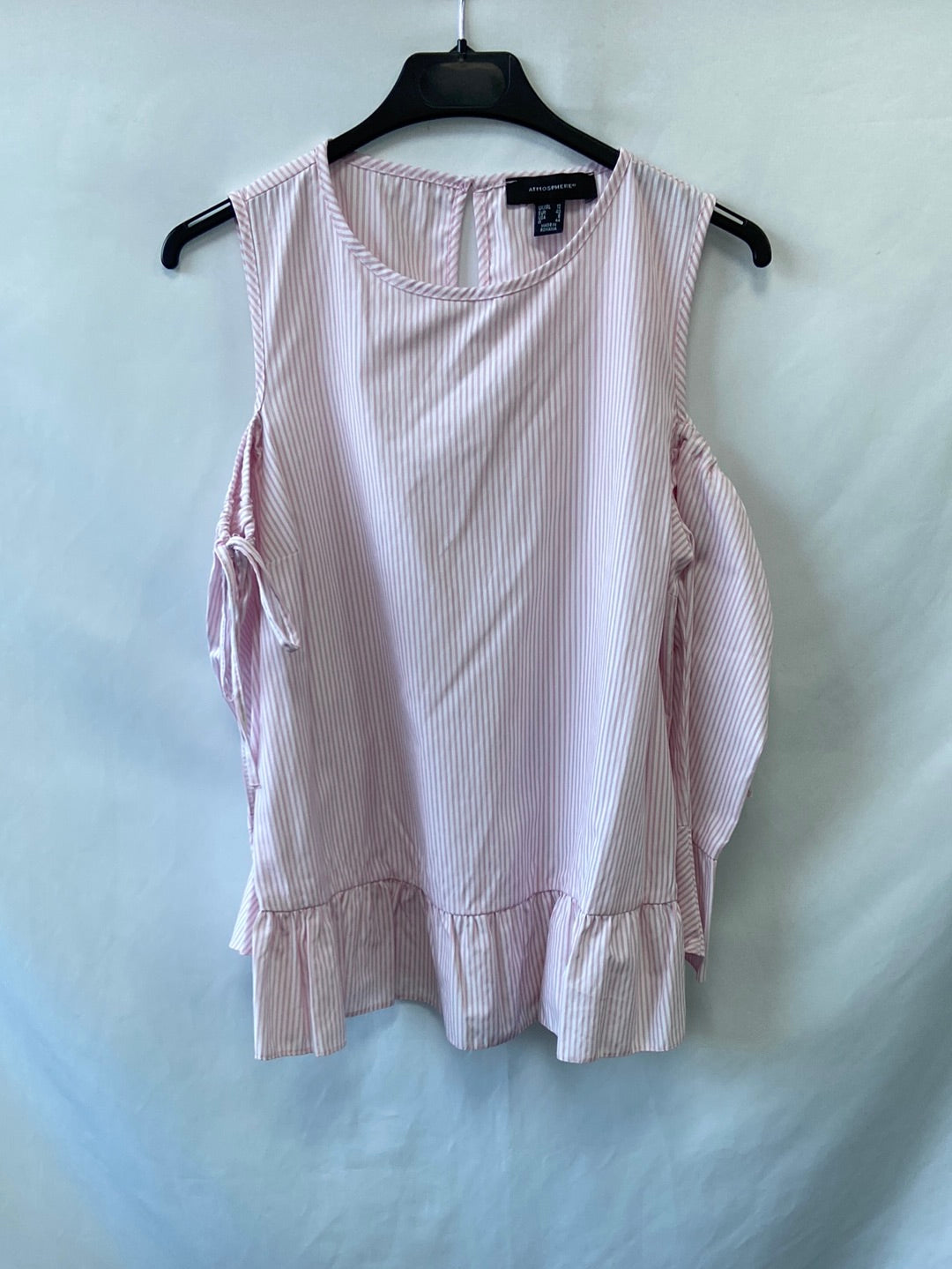 PRIMARK.Top rayas hombros descubiertos T.40