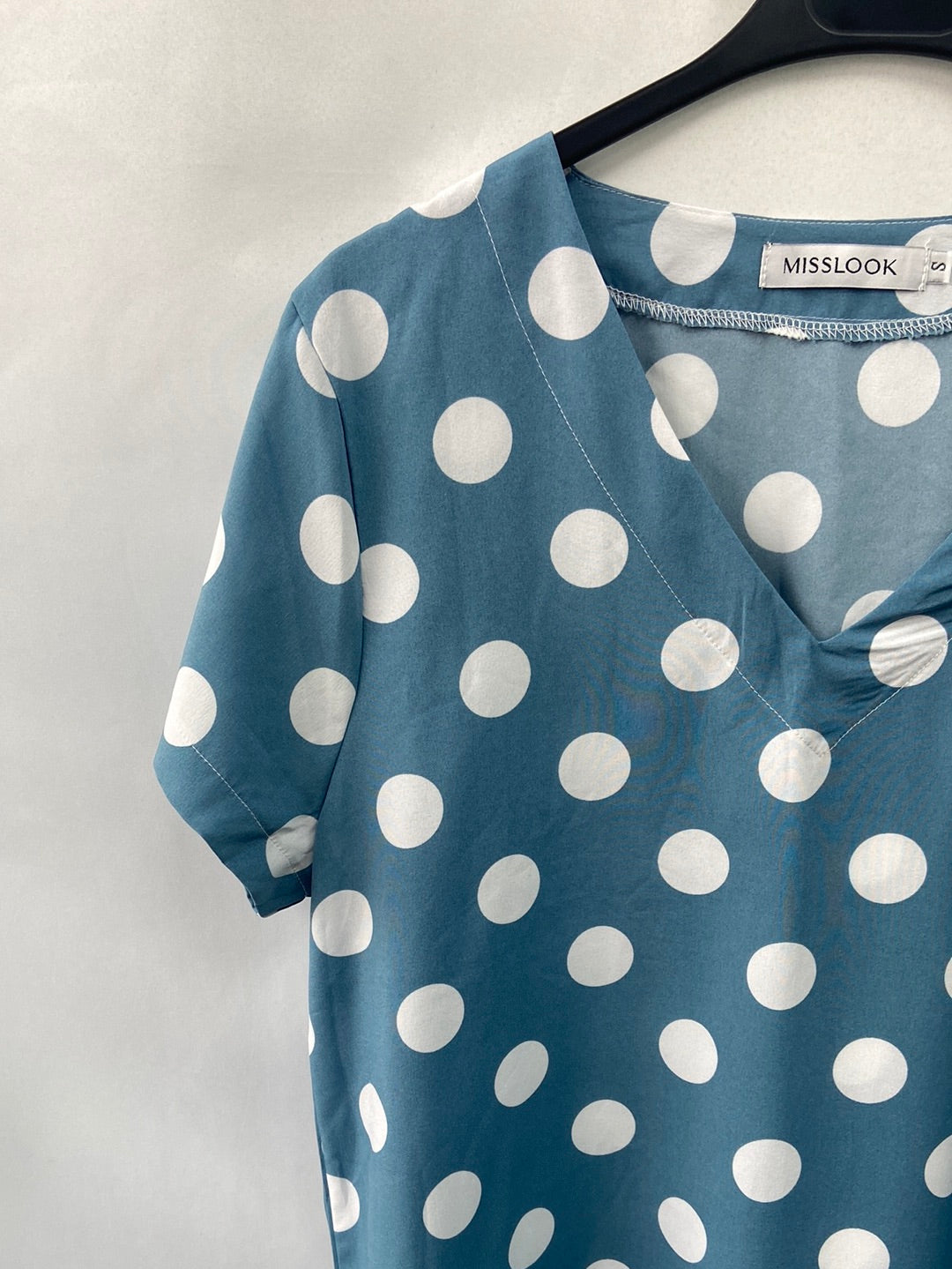 MISSLOOK. Ts polka dot dress