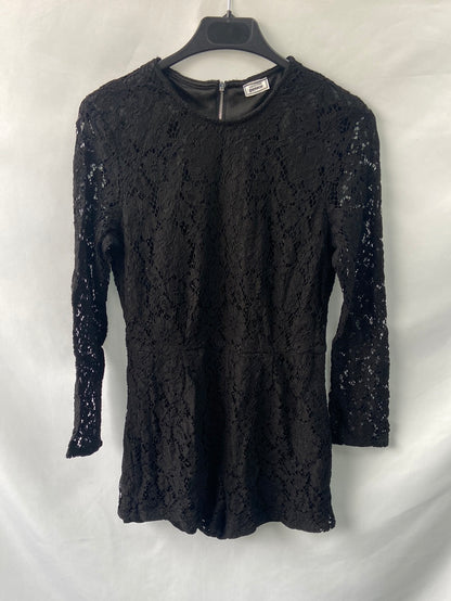 PIMKIE. Black lace short jumpsuit Ts