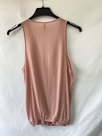 STRADIVARIUS. Blusa rosita fluida T.s