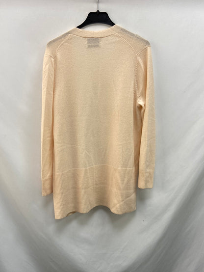 EL CORTE INGLES. Beige cashmere cardigan T.xs