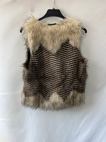 LEFTIES.Chaleco pelo sintético T.m