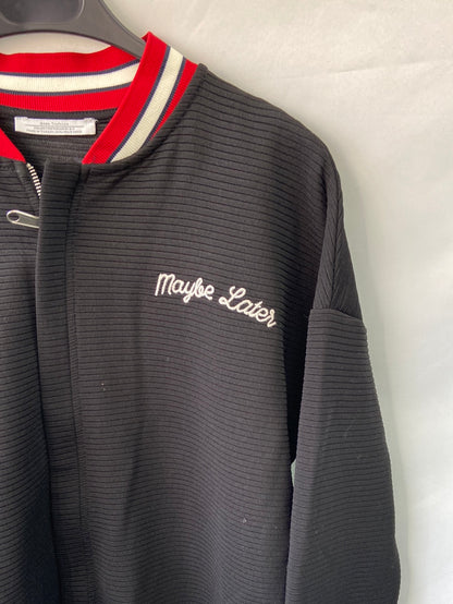 ZARA. Embroidered bomber Ts