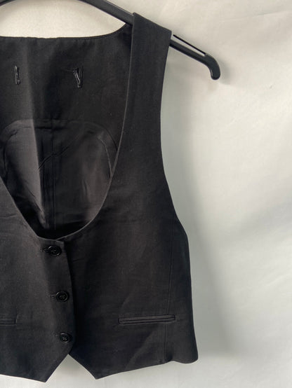 OTRAS.Chaleco negro T.s