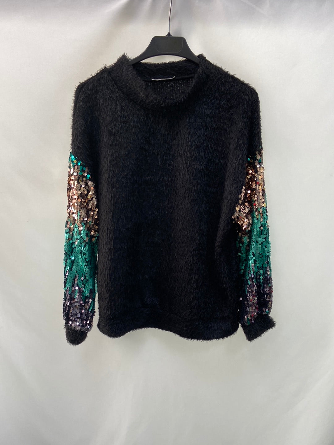 MarketOTRAS.Jersey pelito lentejuelas T.u (m)