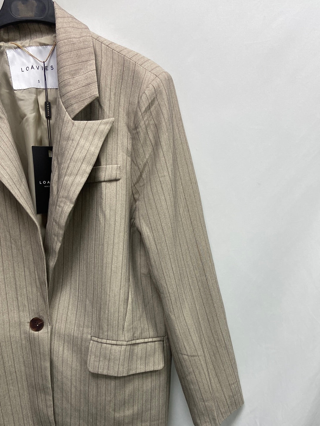 LOAVIES.Oversized beige TS blazer