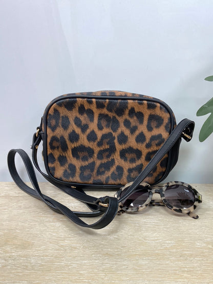 CORTEFIEL. Animal print faux leather bag
