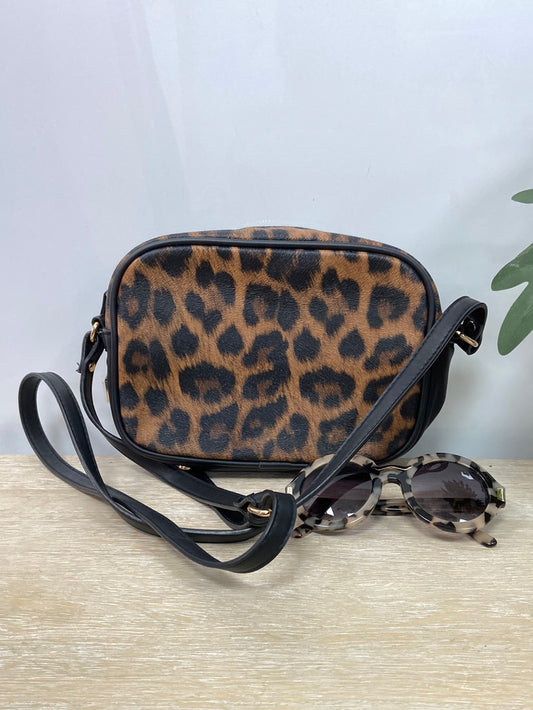 CORTEFIEL. Animal print faux leather bag