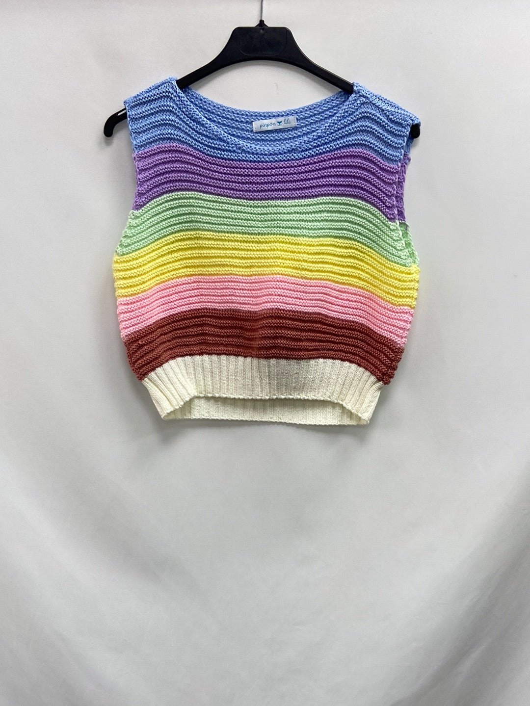 PINPON LILI.Top punto rayas T.S