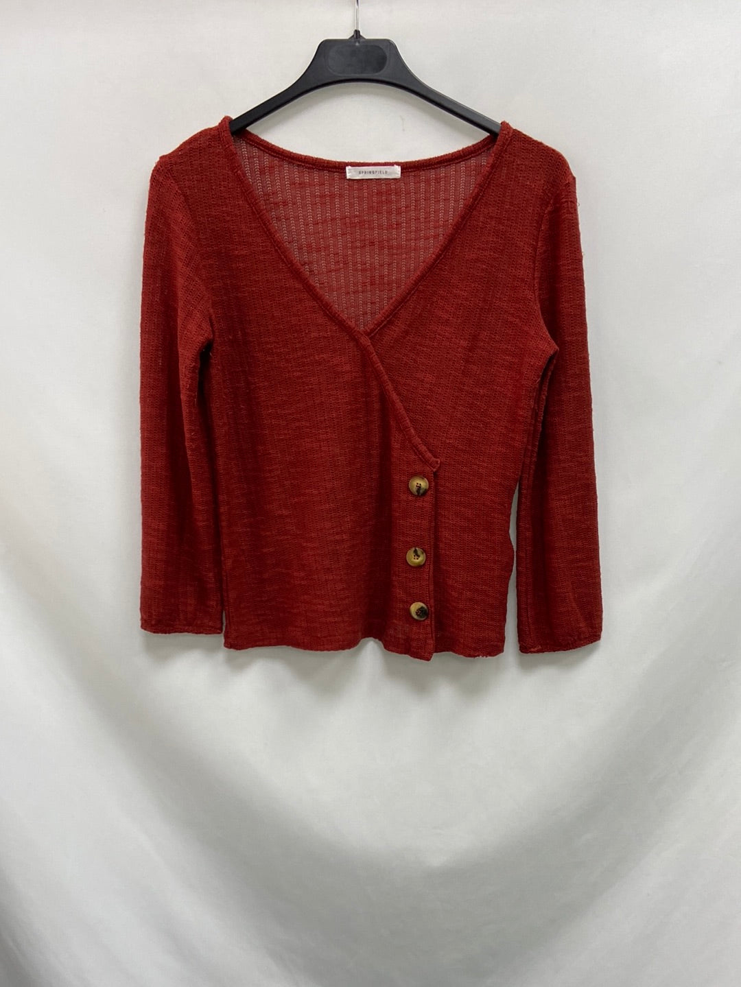 SPRINGFIELD.Burgundy top TS/M