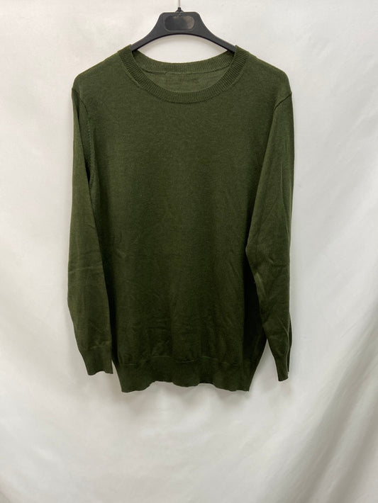 OTRAS.Jersey básico verde finito T.S/M