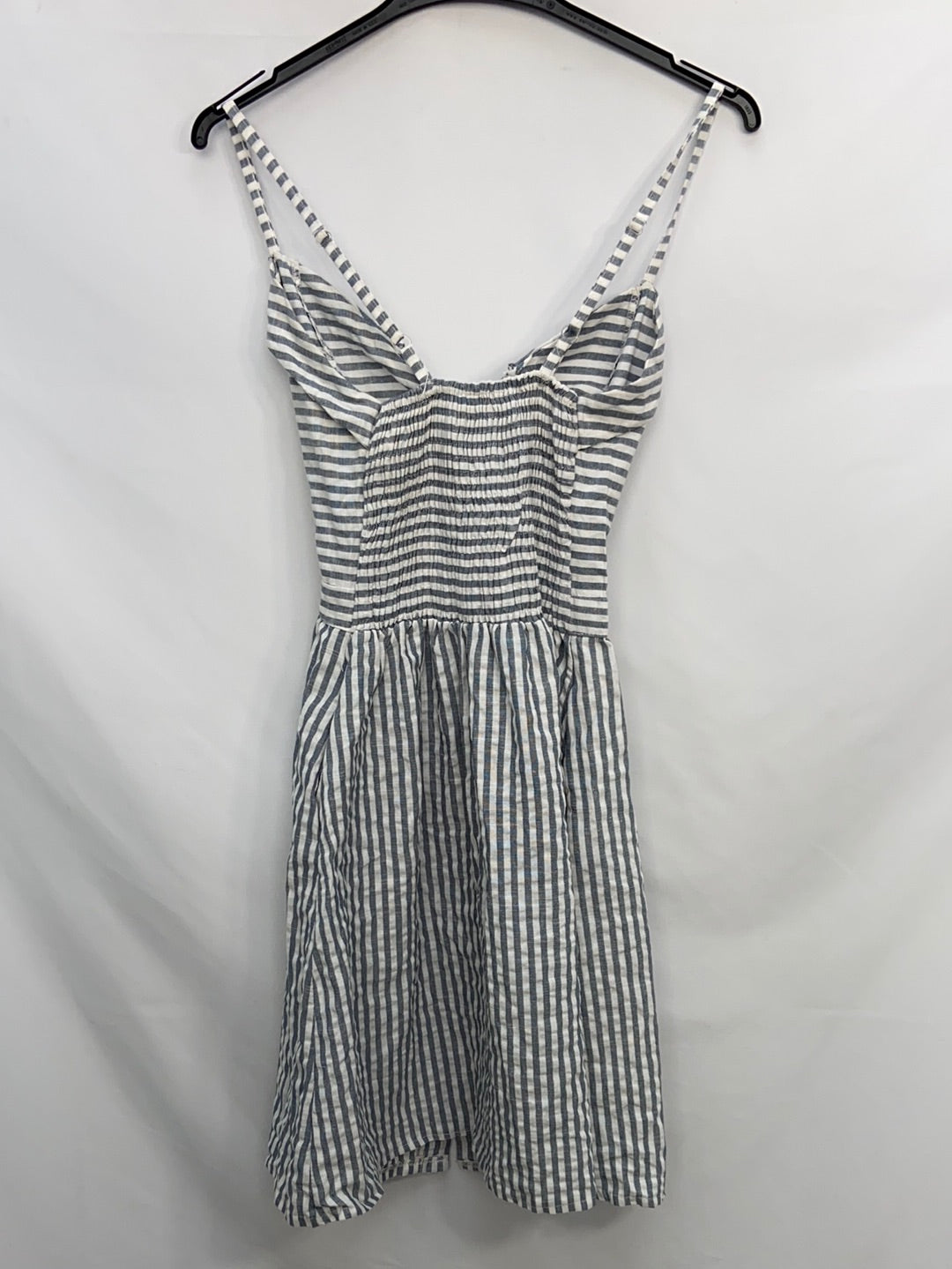 OTRAS.Vestido rayas escote nudo T.s